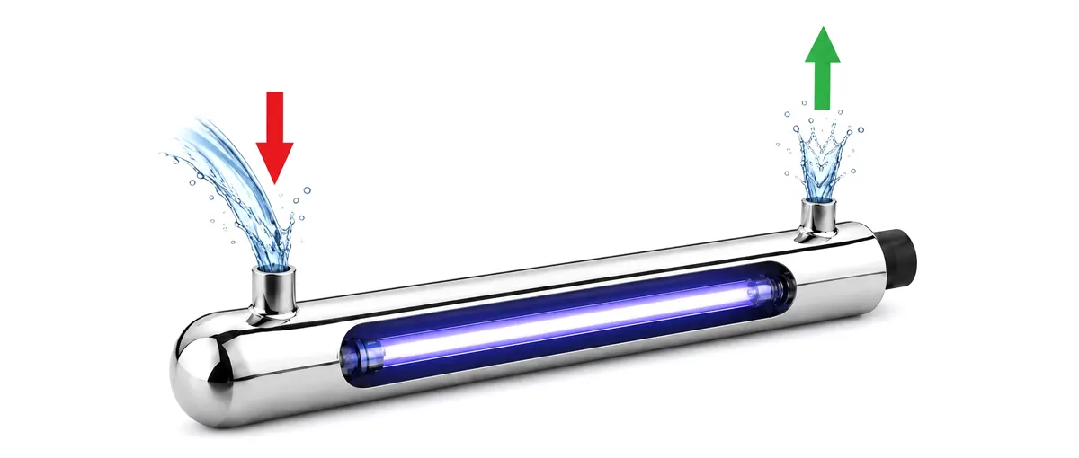 Reactor UV-C Modelo 2,3m3 de UV-Life para sanitización de agua