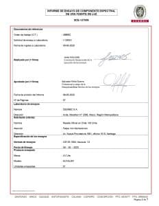 Certificación de producto Bureau Veritas de los equipos UV-C UV-Life, página 1