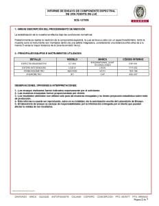 Certificación de producto Bureau Veritas de los equipos UV-C UV-Life, página 2