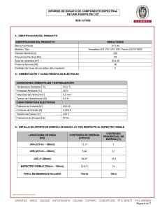 Certificación de producto Bureau Veritas de los equipos UV-C UV-Life, página 4